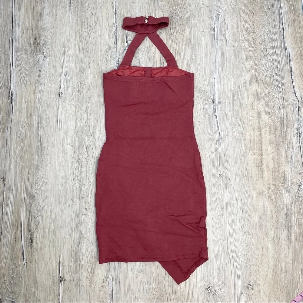 Fashion Nova Halter Mini Dress Sz XS - Picture 2 of 9